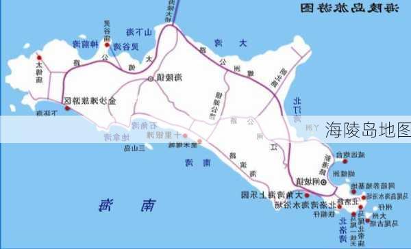 海陵岛地图