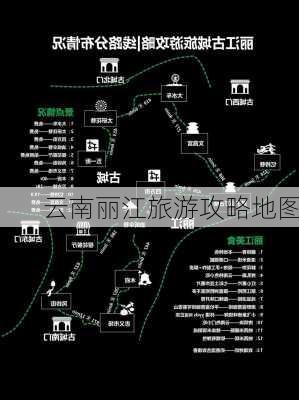 云南丽江旅游攻略地图