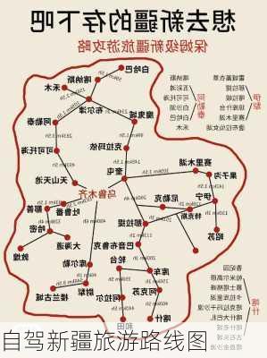 自驾新疆旅游路线图