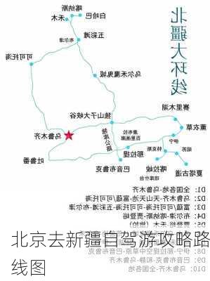 北京去新疆自驾游攻略路线图