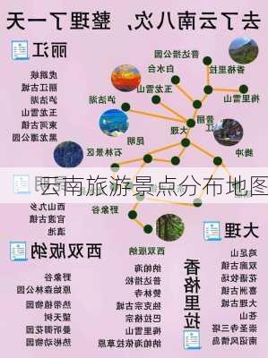 云南旅游景点分布地图