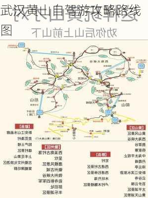 武汉黄山自驾游攻略路线图