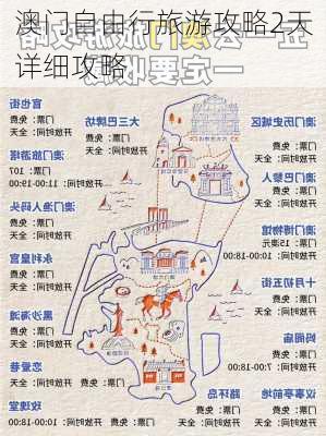 澳门自由行旅游攻略2天详细攻略