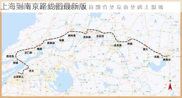 上海到南京路线图最新版