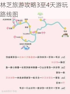 林芝旅游攻略3至4天游玩路线图