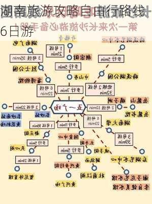 湖南旅游攻略自由行路线6日游