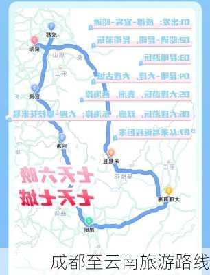 成都至云南旅游路线