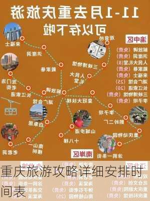 重庆旅游攻略详细安排时间表