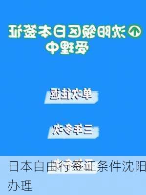 日本自由行签证条件沈阳办理