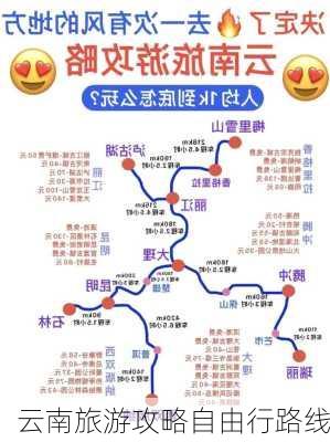 云南旅游攻略自由行路线