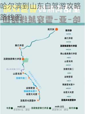 哈尔滨到山东自驾游攻略路线图