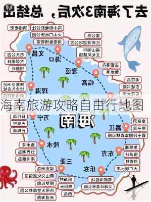 海南旅游攻略自由行地图